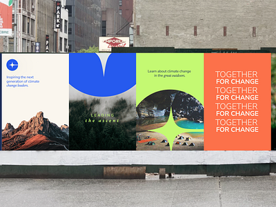 Climate Pursuits branding climate graphic design logo