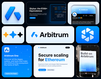 Arbitrum - Redesign Concept 3d arbitrum bitcoin blue branding crypto design eth ethereum graphic design illustration landing page logo nft space stars ui ux vector web3
