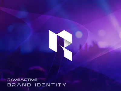 RAVEACTIVE® | Brand Identity brand design brand identity branding brandmark edm edm brand edm festival festival logo logo design minimalist logo modern logo music music brand professional logo r lettermark r logo r mark rave raveactive