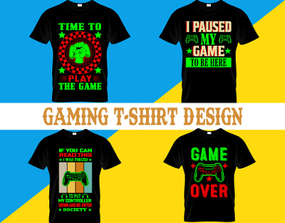 Gaming T-Shirt Design badge custom design equipment game gamer gamer life gaming community graphic metal play player t shirt typography vector video game vintage workplace