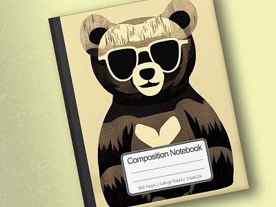 Cover of Cool Mountain Bear With Shades 2d art artwork conanjett concept design illustration