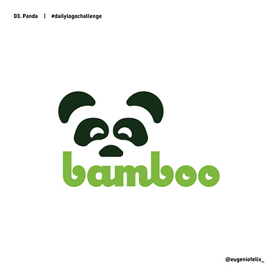 Bamboo | Daily Logo Challenge bamboo branding daily logo challenge design graphic design logo panda