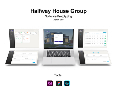 Halfway House Group (Software Prototype) prototyping software ui webdesign