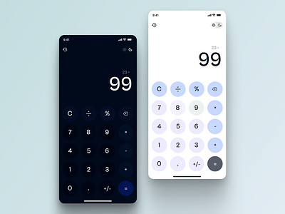 Calculator - Daily UI 004 app design ui ux