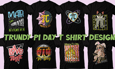 Pi Day T-shirt Design Bundle pi day shirt