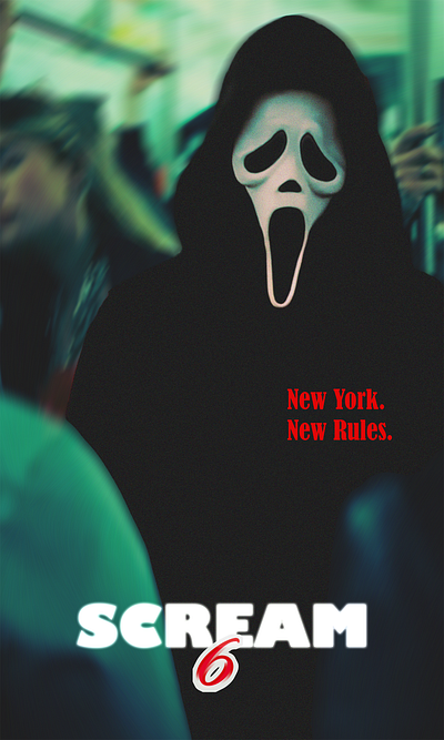 Rafael's Scream 6 Poster adobe photoshop design filmposter graphic design horror movie poster
