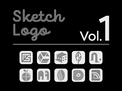 Sketch Logo Vol. 1 10 logos best 10 logos brand identity branding design icon logo logo collection logo design logo folio logo mark logo vol logo vol 1 logofolio modern popular logo sketch sketch logo top 10 logo