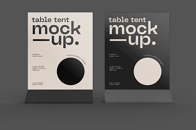 Table Tent Mockup mock up mock ups mockup mockups photoshop psd