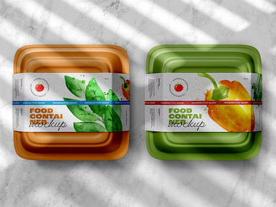 Plastic Food Container Mockup design mock up mock ups mockup mockups photoshop psd