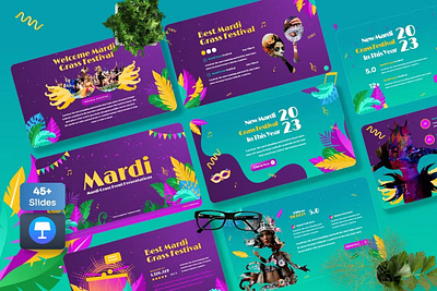 Mardi - Mardi Gras Event Keynote Template google slide powerpoint ppt presentation slide slides template