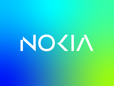 NOKIA branding design graphic design illustrator letter lettering letters logo logotype nokia type vector