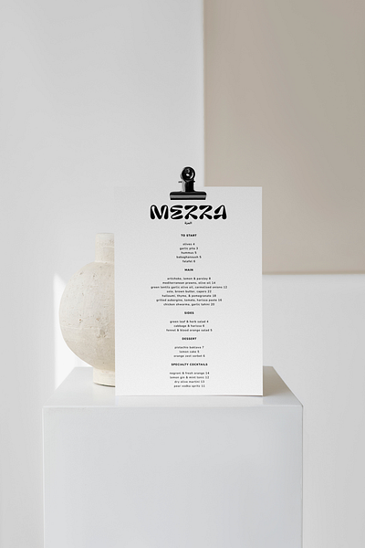Mezza | Mediterranean Restaurant Design branding design graphic design illustration logo print retail typography vector