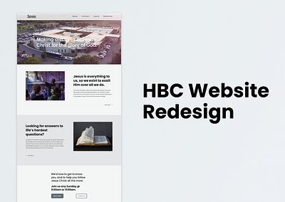 HBC Website Redesign case study landing page ui ui design ux ux design ux research web design website redesign