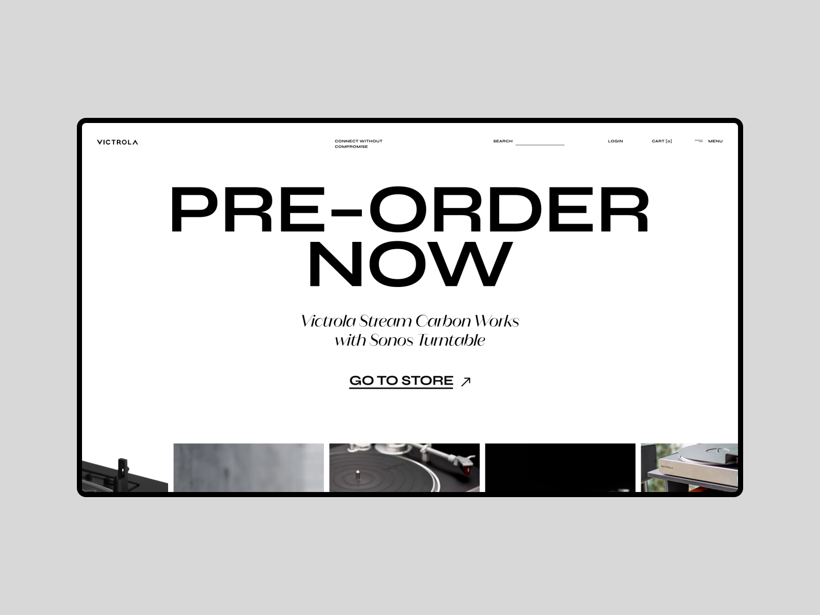 VICTROLA — Online Store of Turntables by Jaroslav Getman for Kilogram