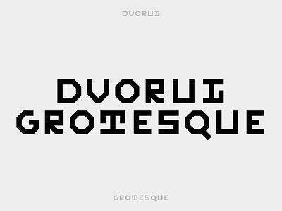 Dvorul grotesque branding custom font custom type font logotype type typeface typography