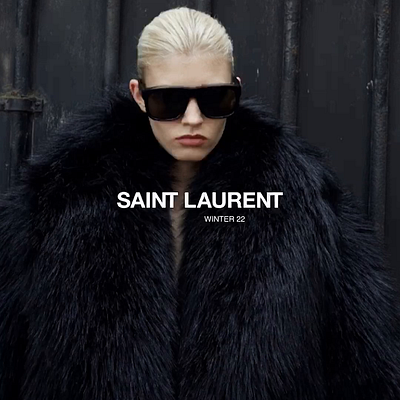 Saint Laurent Exploration branding ecommerce graphic design web design