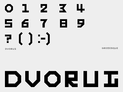Dvorul Grotesque branding custom type custom typeface font type design typeface typography