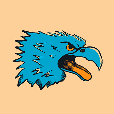 Random Animal Illustration adobe design drawing eagle graphicdesigner illustrate illustration illustrator pixelart pixeldrawing