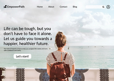 EmpowerPath design graphic design ui