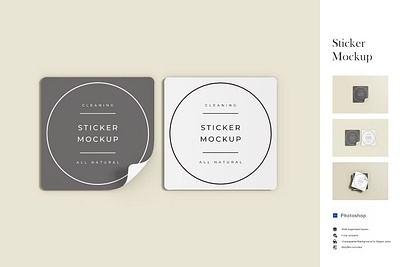 Sticker Mockup design instagram mockup mockups