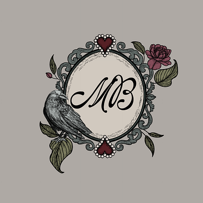 MB Logo and Branding botanical branding design illustration logo