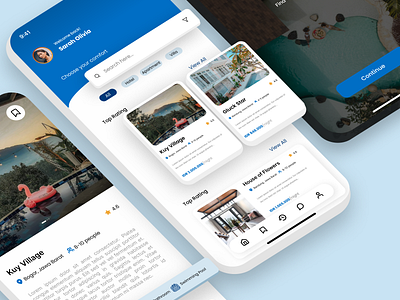 Stay | Hotel, Villa Booking App Design. app booking app branding design graphic design hotel booking app illustration mobile app mobile app design ui ui design ui mobile uiux design ux vector villa booking app web