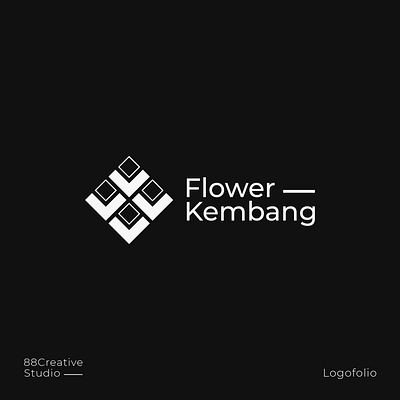 4 flower logo branding design graphic design logo logo folio logodesign logomark logomodern logotype
