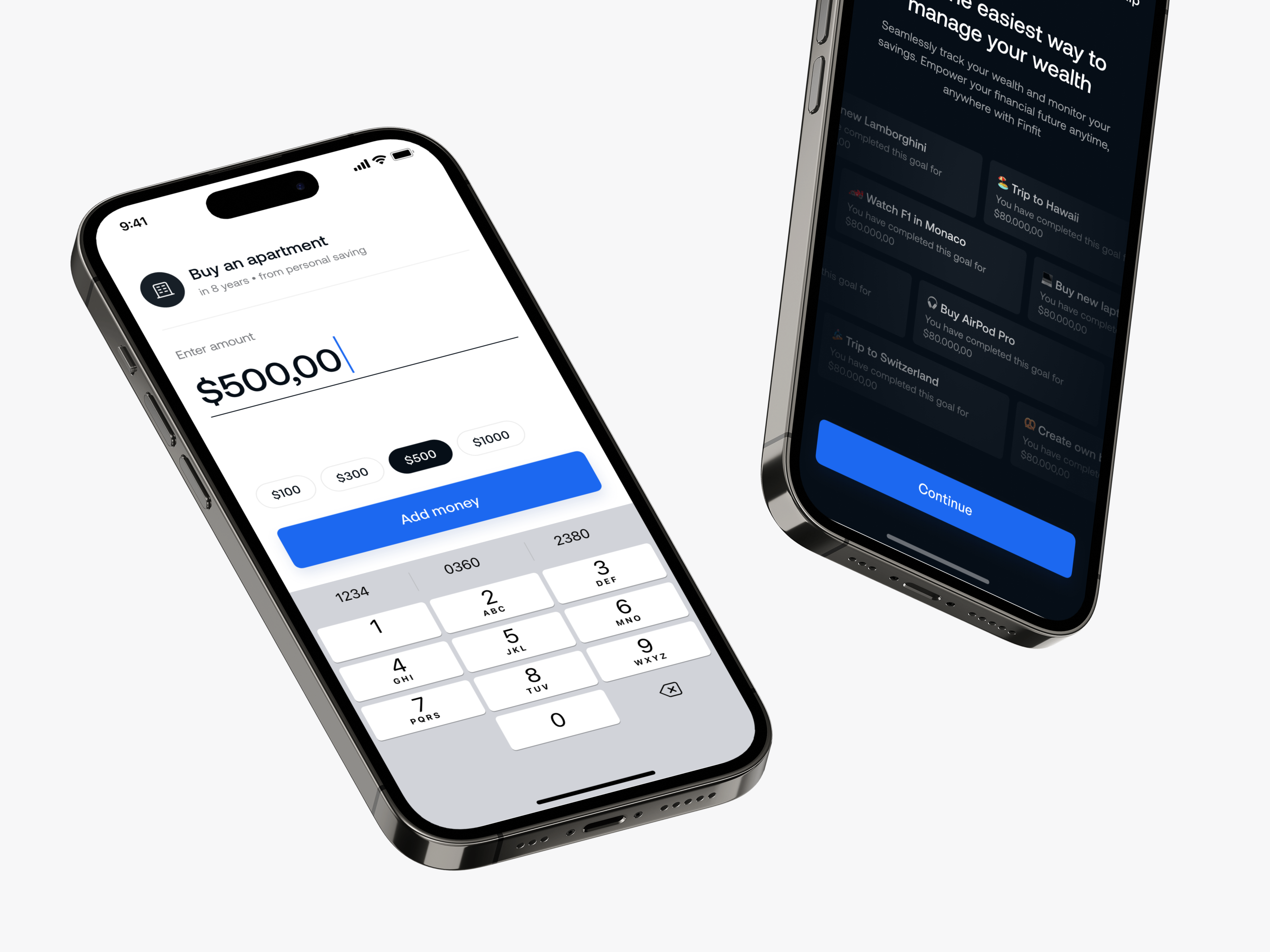 Wealth Management Mobile Apps advertising tool banner design billboard clean ui emoney ewallet financial app financial management fintech app ios app mobile app saving app ui uidesign uiux uxdesign wallet app