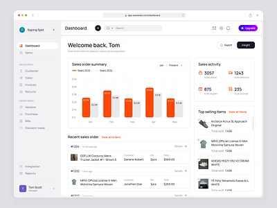 Warewise Sales Analytics - Dashboard analytics branding business dahsboard dashboard design graphic design interaction logo marketing motion graphics performance product revenue sales transaction ui ux