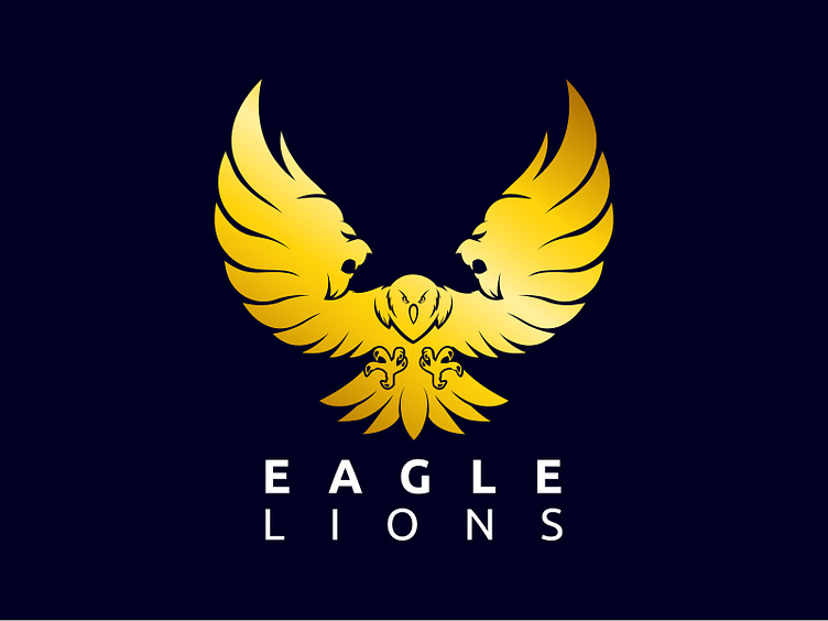 Eagle Lions Logo by Usman on Dribbble