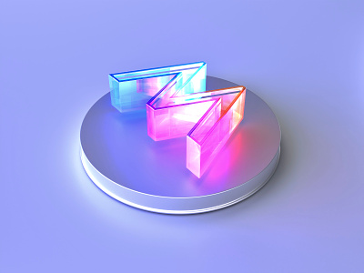 Glass letter app design graphic design icon illustration logo ui ux