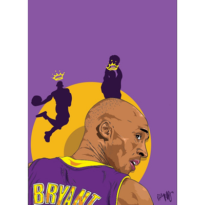 Kobe Bryant animation app branding design digital product illustration ipad art kobe bryant logo procreate ui vector vector art