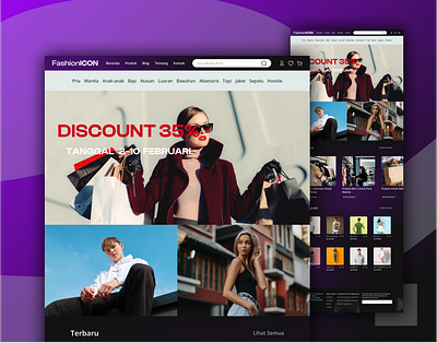Clothing Sales Homepage branding clothes design fashion homepage landing page outfit shop ui ux website
