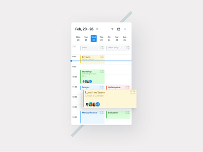 Schedule management branding clean components design design system figma guide schedule stand style ui ui kit ux
