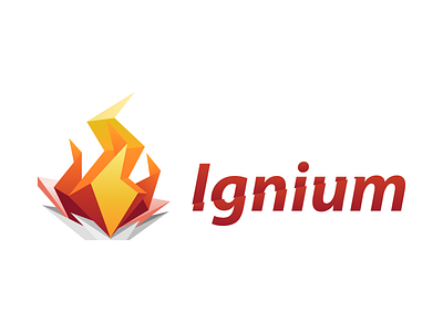 Ignium Digital Logo branding company logo design fire logo graphic design illustration logo tech logo typography vector vector flames