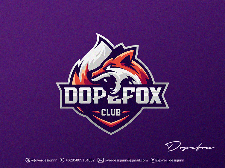 the following fox logo