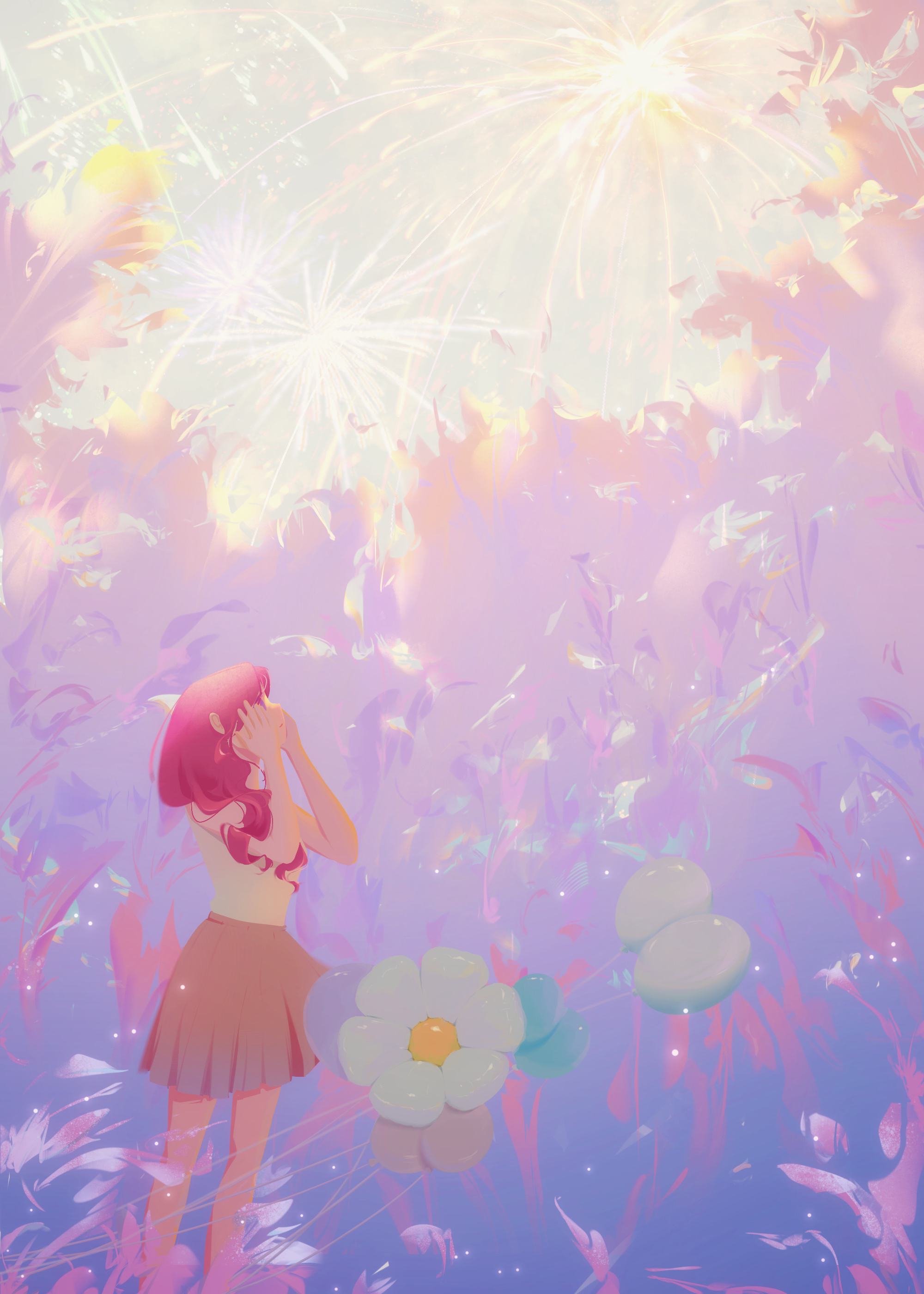 Fireworks design illustration