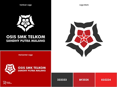 OSIS SMK Telkom Malang Remake Logo branding design graphic design logo redesign remake school telkom vector