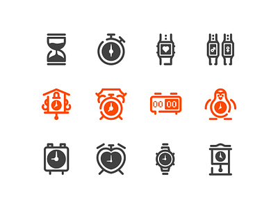 Clock affinitydesigner icon icon design icon set iconography iconutopia illustration ui