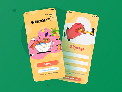 Daily UI #001 - Sign Up app branding design graphic design icon illustration logo typography ui ux vector web website