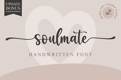 Soulmate Font handwritten font