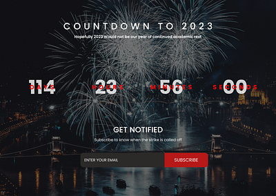 Countdown screen countdown design graphic design ui webscreen website