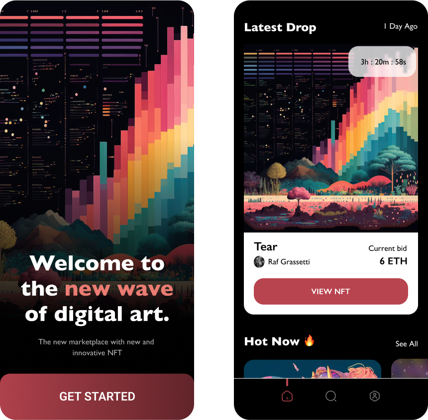 Moon NFT Marketplace Case Study by Jamie Penney on Dribbble