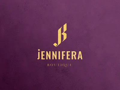 Jennifera Boutique brand brand identity branding concept design designer graphic design identity illustration logo logo deigner logo design logos logotype mark minimal modern typography unique vector
