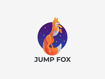JUMP FOX app branding design fox logo graphic design icon illustration jump fox jump fox logo logo ui ux vector