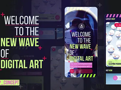 Moon | iOS | NFT Marketplace App Concept app blockchain crypto cyberpunk mech tech neo noir nft retro futurist sci fi techy