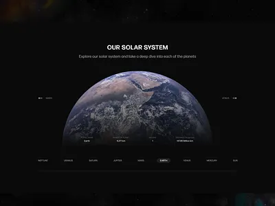Space Theme Template | UI Design design designin designinspiration responsivewebdesign ui uidesign ux uxdesign webdesign