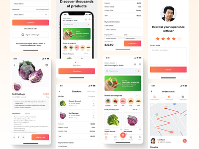 Grocery Store App adobe xd app ecommerce app figma grocery app mobile app ui shop ui ux