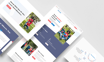 Go Team Events - Landing Page branding design hubspot icons logo ui uiux website design