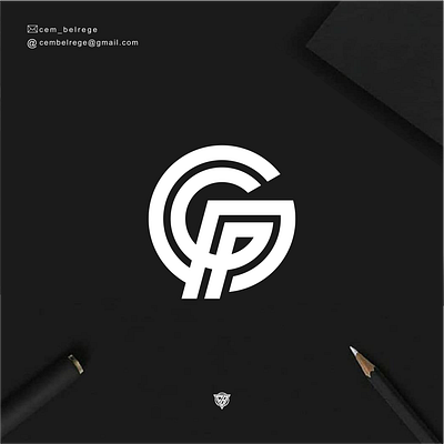 monogram GP 3d animation branding design graphic design icon illustration logo motion graphics typography ui ux vector